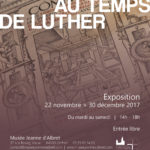 Affiche de l'exposition temporaire "Le Livre au temps de Luther"